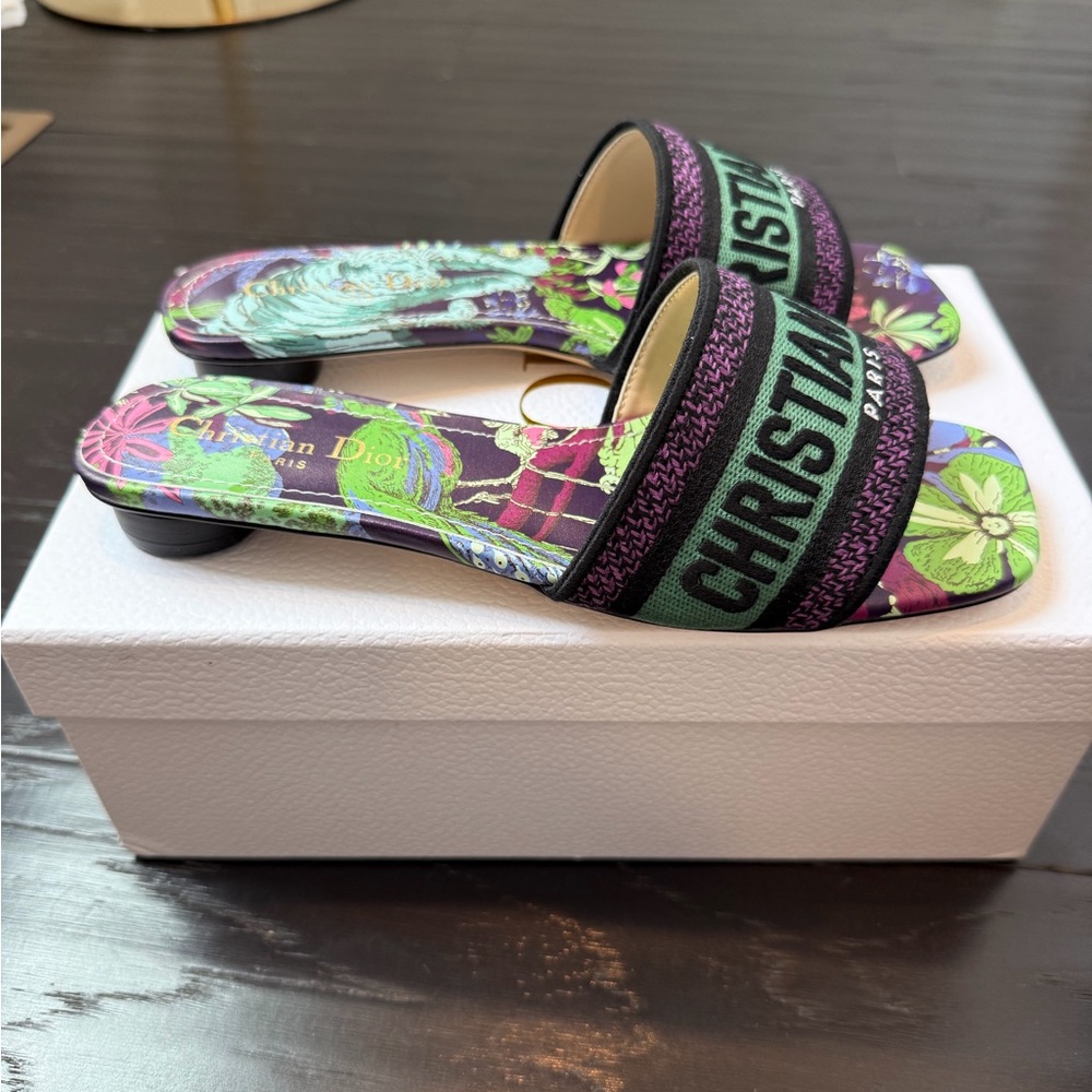 Dior Floral Multicolor Flats - Picture 4 of 8